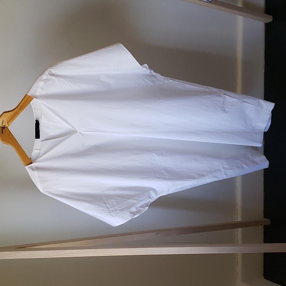 Vintage Calvin Klein Collection white cocoon dress/cover-up Size 10/46